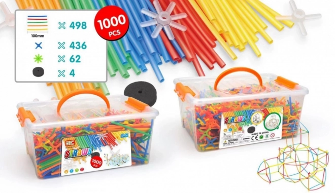 Constructieset Kleine Genieën - Kleine Rietjes