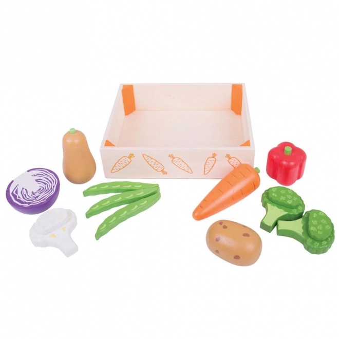 Doos met Groenten Bigjigs Toys