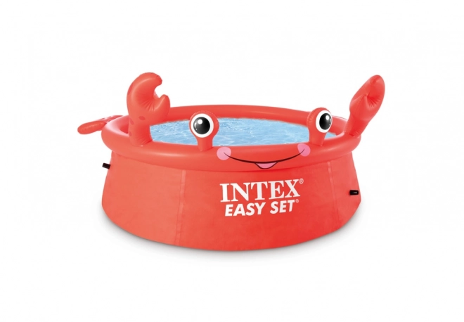 Aufblasbarer Pool Krabbe fröhlich INTEX EASY SET