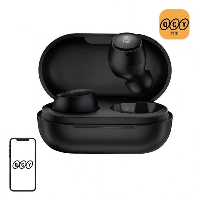 Kabellose Kopfhörer QCY TWS T27 Schwarz