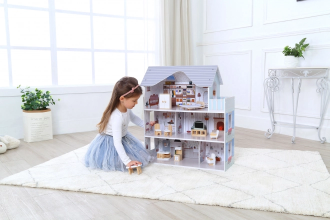Poppenhuis met meubels Residence Emma ECOTOYS