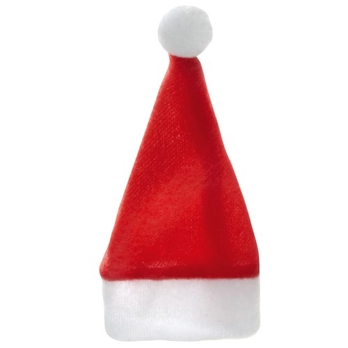 Weihnachtliche Besteckhüllen mit Nikolausmütze