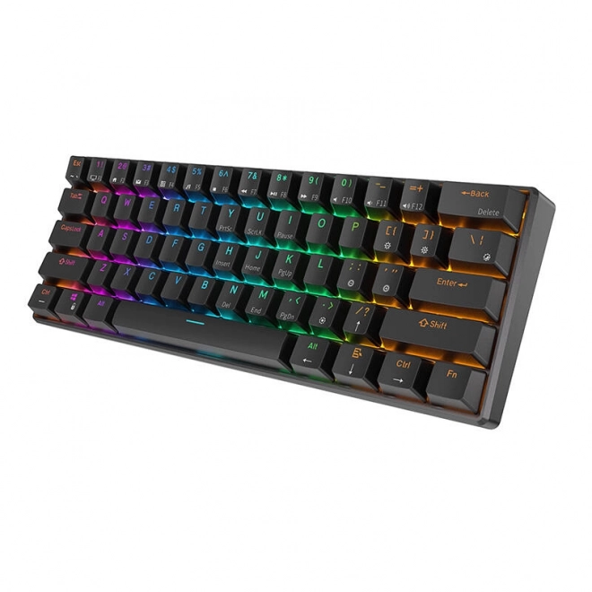 Clavier mécanique Royal Kludge RK61 RGB avec interrupteurs rouges