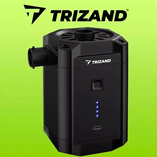 Draadloze accu pomp voor matrassen Trizand