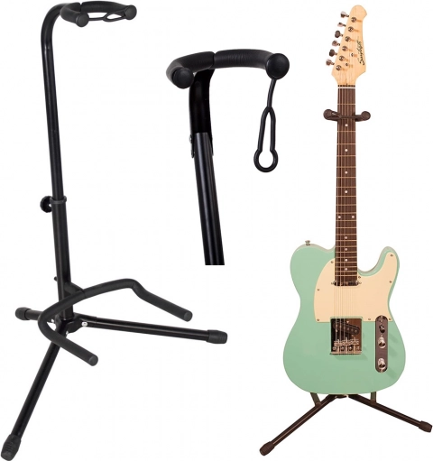 Hauteur réglable pour différents types de guitares