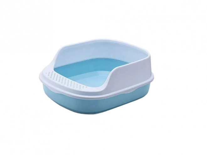 Toilette ouverte pour chats avec cadre et pelle