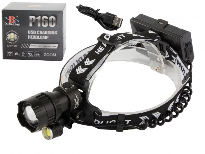 Bailong Professional LED Headlamp with Power Bank