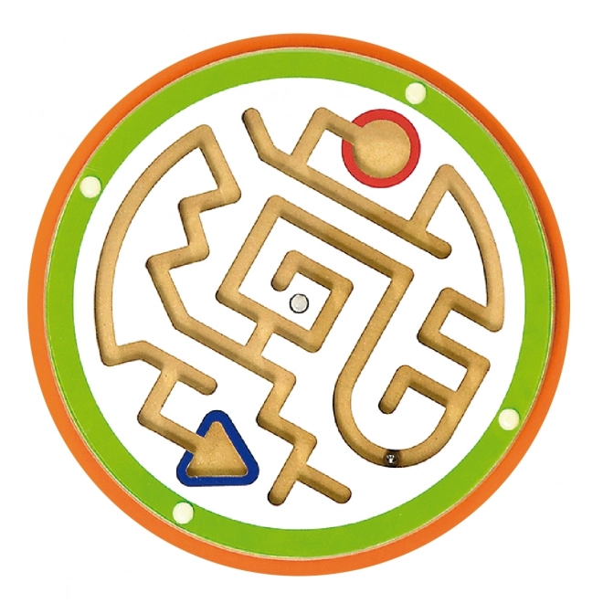 Wooden Wall Game with Bear Motif