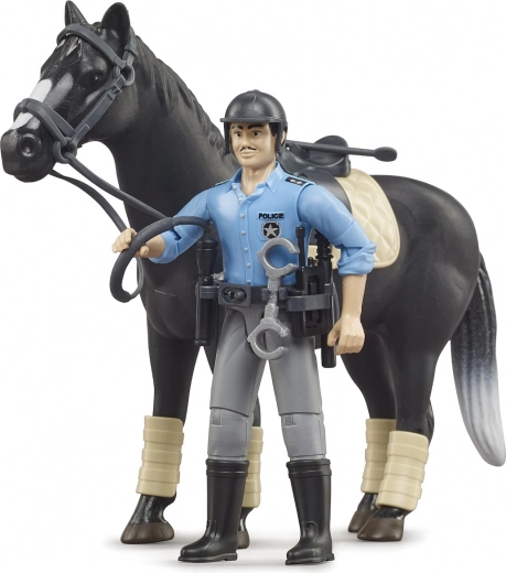 Poseable police figure for action-packed play