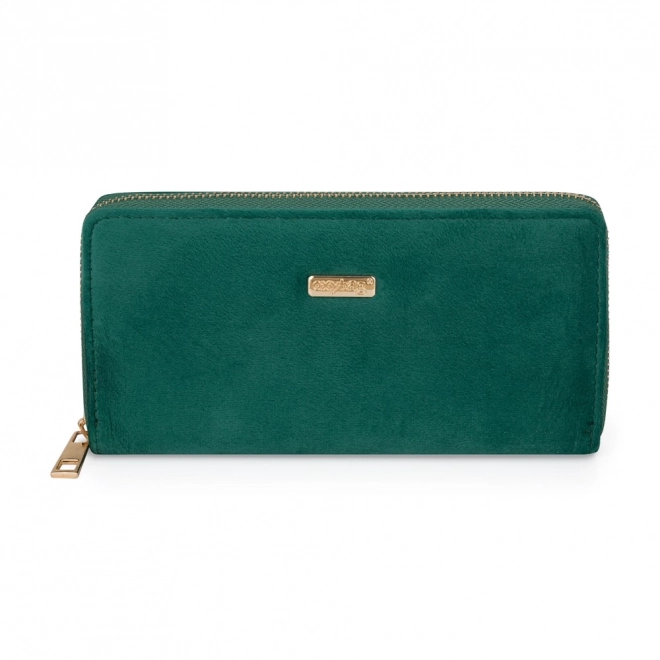 Damesportemonnee Velvet Green