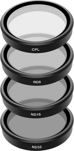 Kit de filtres TELESIN CPL/ND8/ND16/ND32 pour DJI Osmo Action 4 et 3