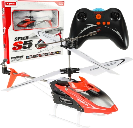 SYMA S5 3CH Remote Control Helicopter – Red