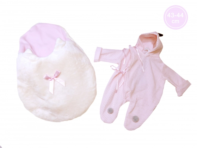 Llorens M843-20 outfit voor baby pop NEW BORN maat 43-44 cm