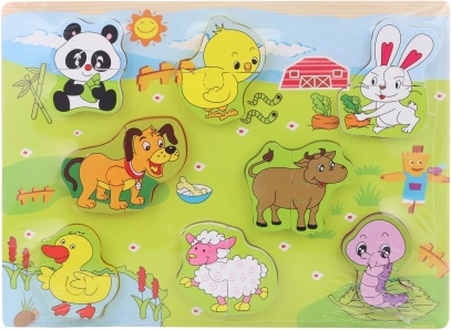 Wooden Shape Sorter - Farm Animals