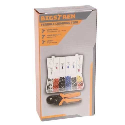Crimping Tool Set with 1200 Ferrules