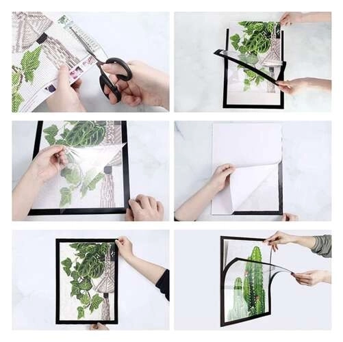 Magnetische lijst 30x40cm- 2 stuks. Malatec 23109