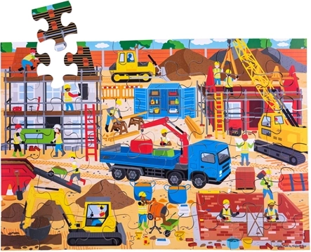 Floor Puzzle Construction Site 48 Pieces