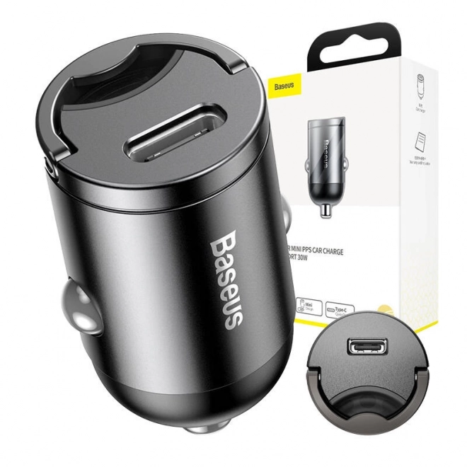 Autolader Baseus Tiny Star USB-C, QC 4.0+, PD, 30W
