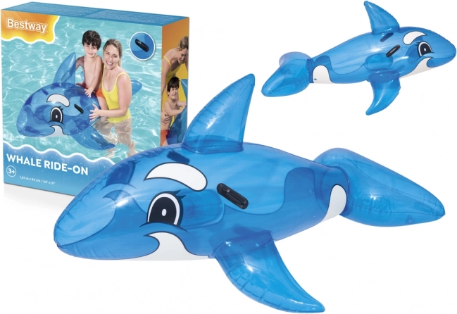 Inflatable dolphin with handles 157cm x 94cm
