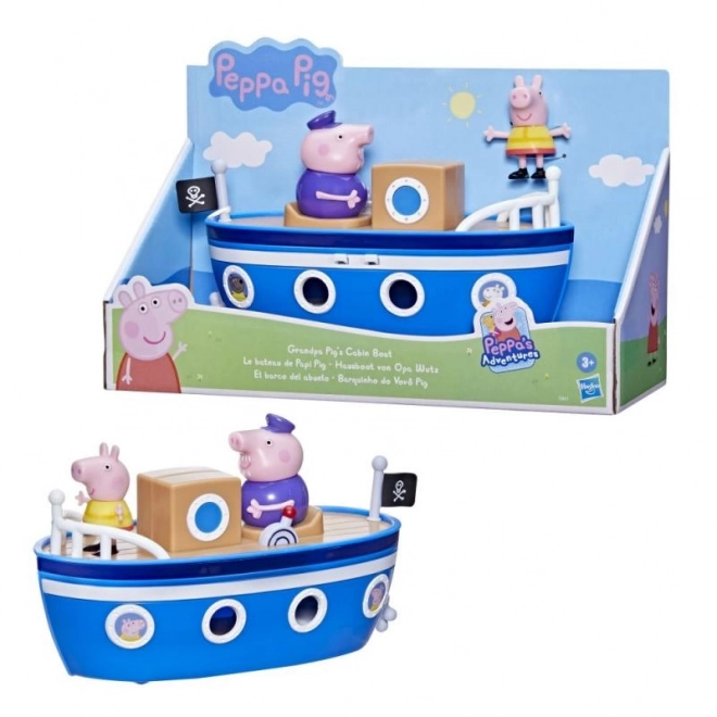 Peppa Pig bateau à vapeur de grand-père