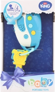 Blue battery-powered keys