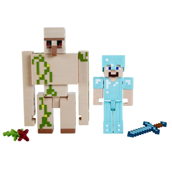 Minecraft figuurtjes 8 cm dubbele verpakking