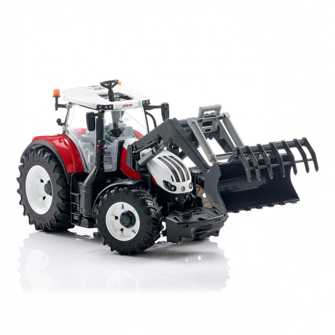 Bruder tractor Steyr Terrus CVT met voorlader