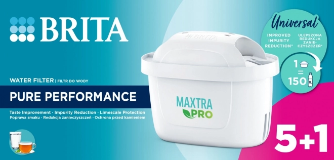 Brita Maxtra Pro Pure Performance Replacement Cartridge 5+1 Set