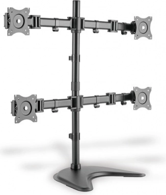 Support pour quatre moniteurs, 27 pouces, rotation 360°