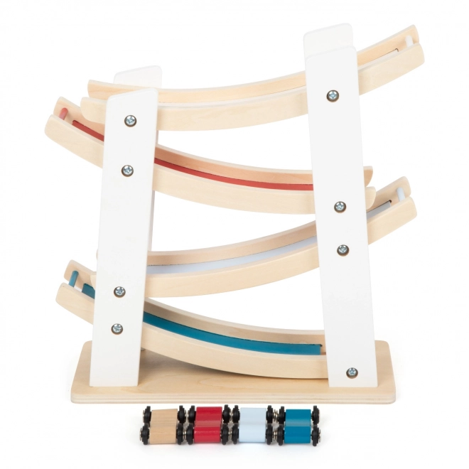 Houten kaskader racebaan