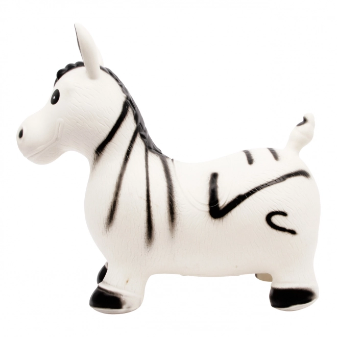 Opblaasbare springbal Zebra voor kinderen