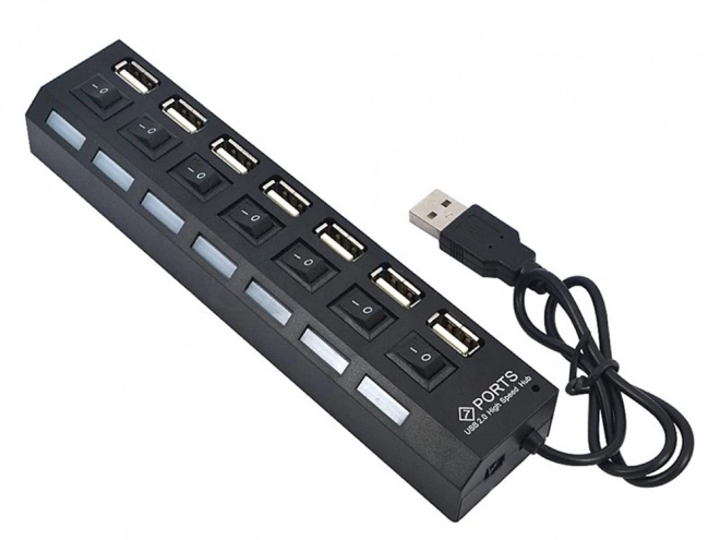 USB poortenhub 7x 2.0