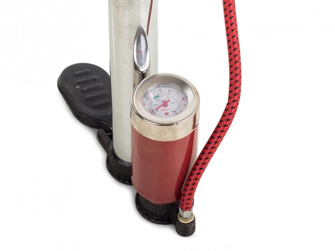 Manual Metal Air Pump with Pressure Gauge