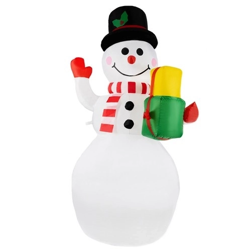 Leuchtender LED-Schneemann - Multicolor