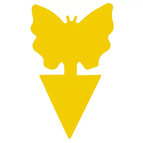 Gele plakkerige insectenvallen 12 stuks