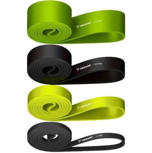 Gym rubber set - 4 stuks. Trizand 24305