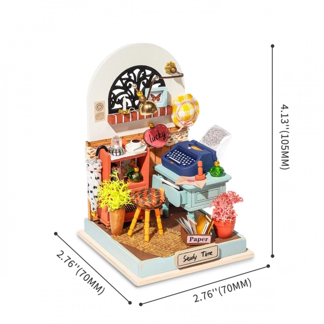 RoboTime miniatuur huisje Studieruimte