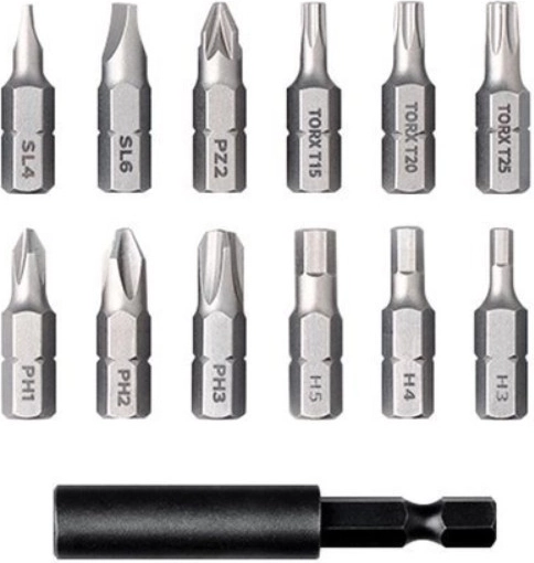 12 S2 bits with magnetic extension