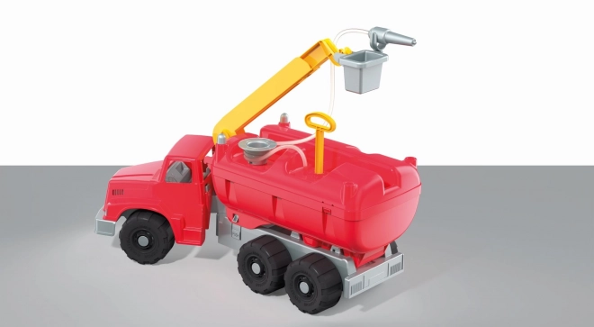 Androni Giant Trucks brandweerwagen met platform en functionele sproeier - lengte 74 cm