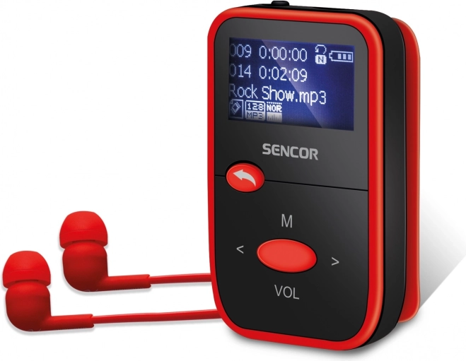SENCOR MP3‑Player 8 GB mit FM‑Radio und Display