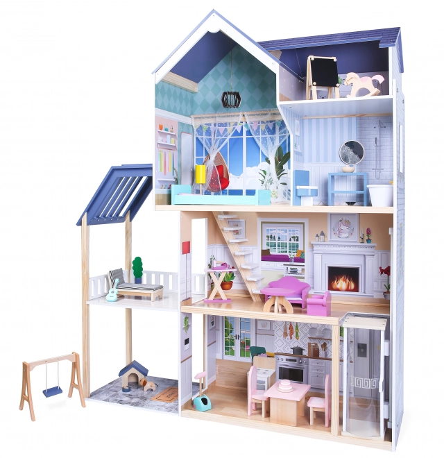 Maison de poupée en bois Maya Résidence par ECOTOYS