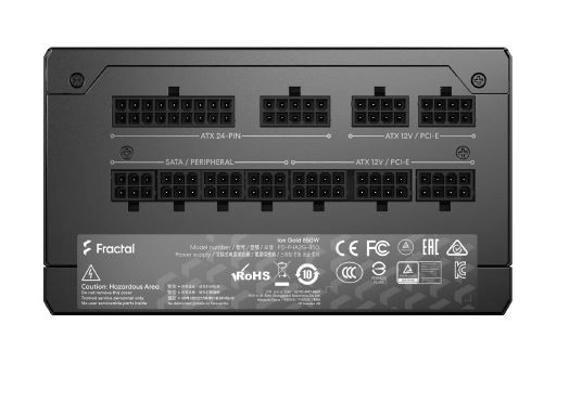 Alimentation Ion Gold 750W 80+ Plus Gold entièrement modulaire noir