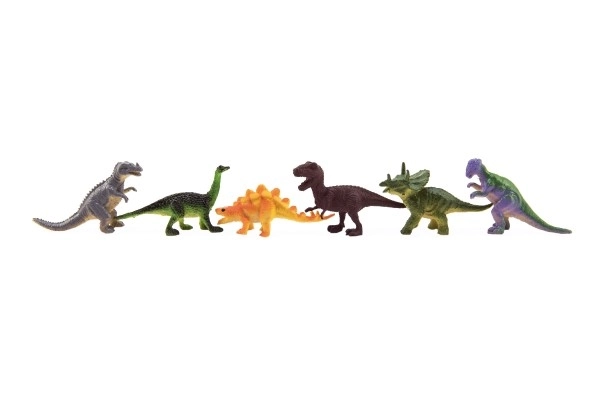 Mini dino's – plastic figuren 6-7 cm, 12 stuks