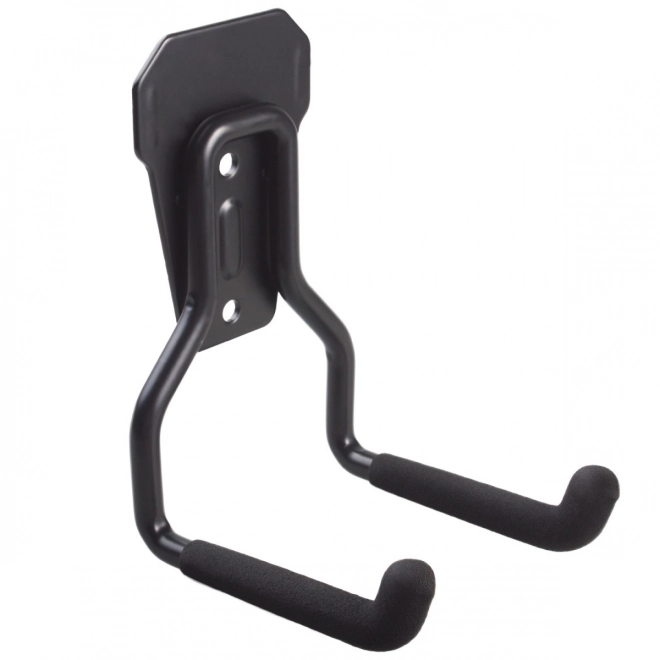 Wandhouder voor garage, metalen, zwart