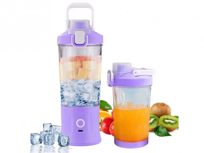 Tragbarer Smoothie-Mixer mit USB Wiederaufladbarem Akku und Eiscrusher