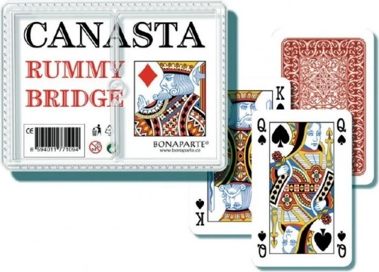 Kaartspel Canasta in plastic doosje