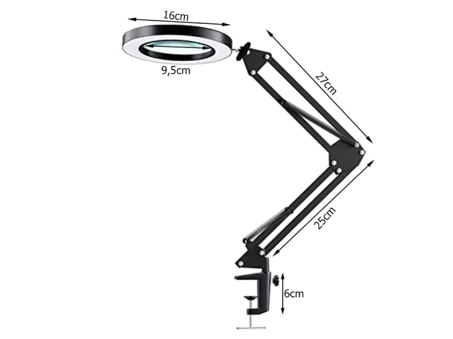Cosmetische LED vergrotende lamp