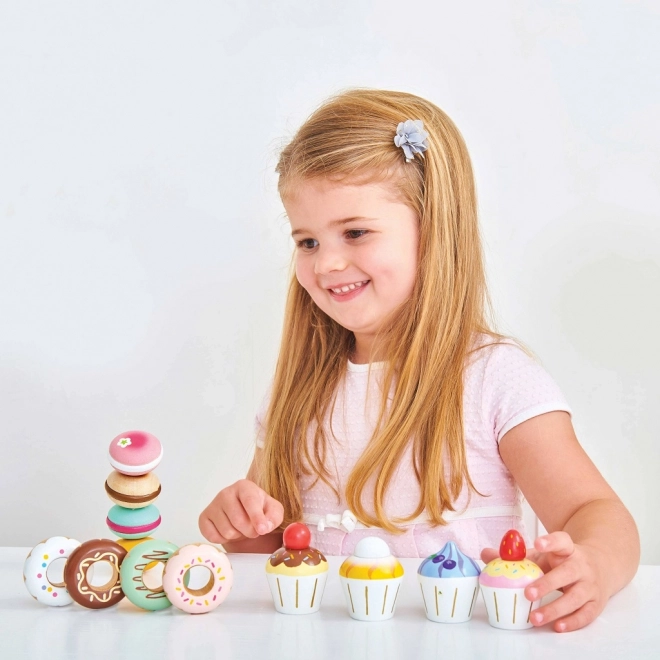 Houten cupcakes Le Toy Van Honeybake