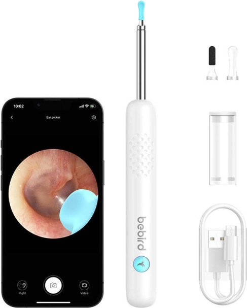 Bebird R1 otoscoop met camera voor oorreiniging – wit