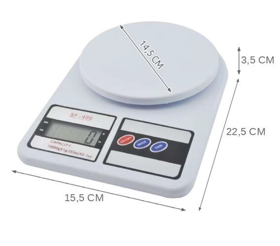 Elektronische Küchenwaage 10 kg